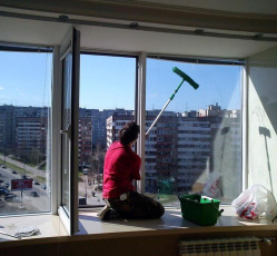 Мытье окон в однокомнатной квартире Белгород